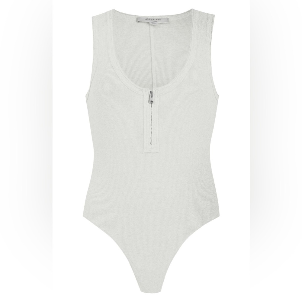 Allsaints Alicia Zip Bodysuit